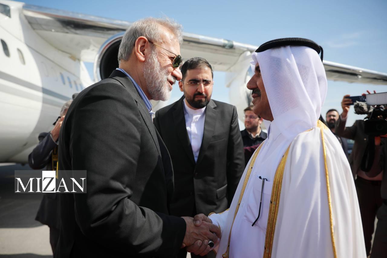 لاریجانی با امیر قطر دیدار کرد