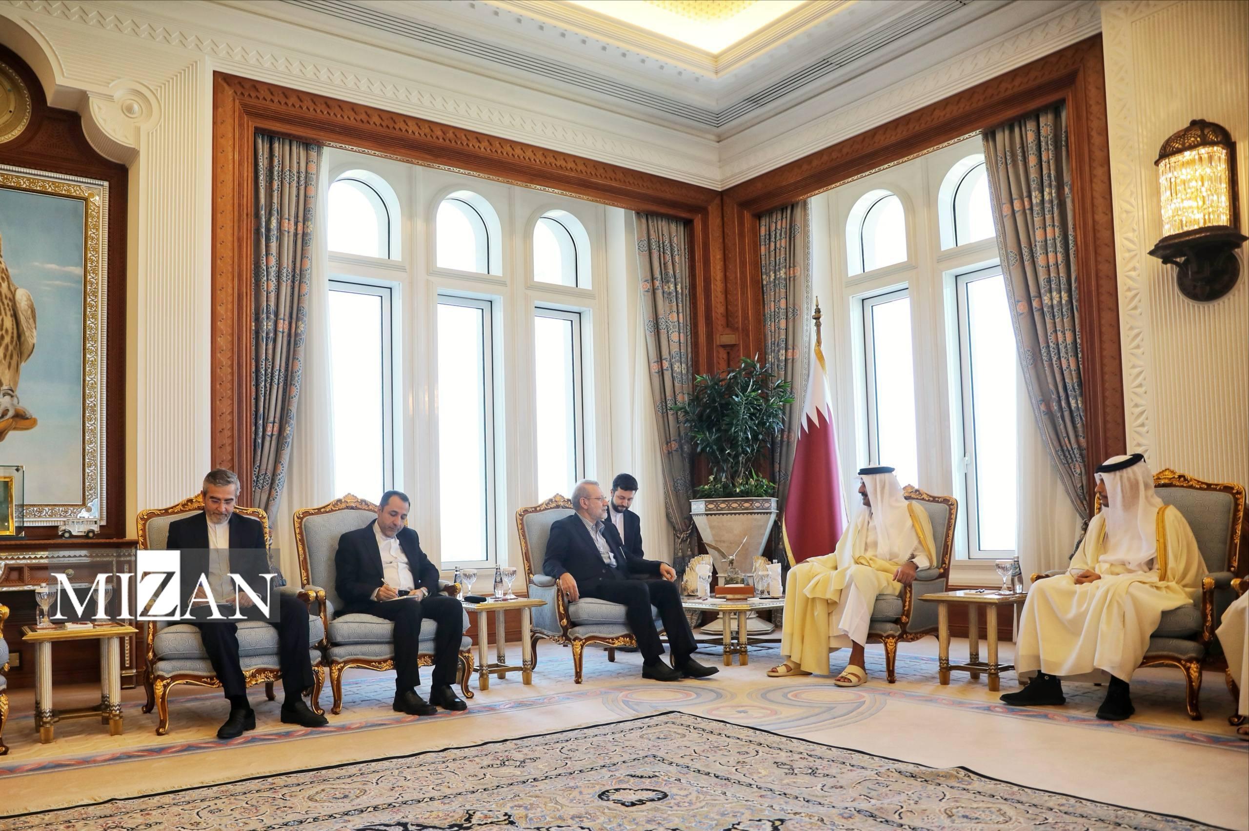 سفر علی لاریجانی به قطر