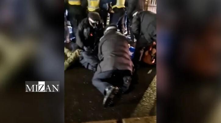 خشونت پلیس انگلیس علیه تظاهرات در حمایت از فلسطین خشونت پلیس انگلیس علیه تظاهرات در حمایت از فلسطین