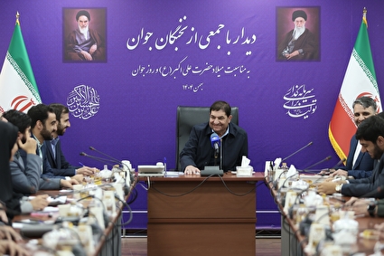 دیدار محمد مخبر با نخبگان جوان