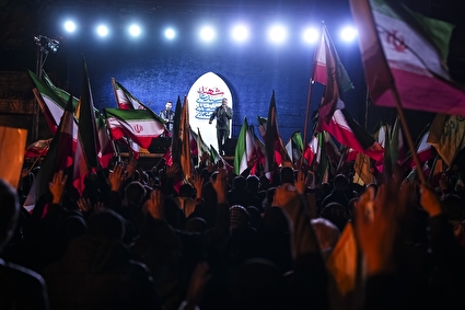 عزاداری مردم تهران در پی شهادت رهبر انقلاب