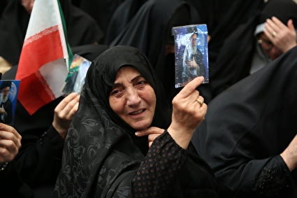 عزاداری بانوان اهر در سوگ رهبر شهید انقلاب