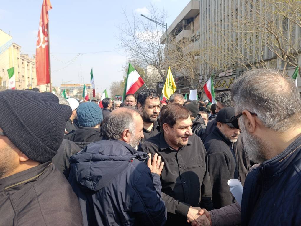 مراسم تشییع پیکر فرماندهان شهید «جنگ رمضان» برگزار شد