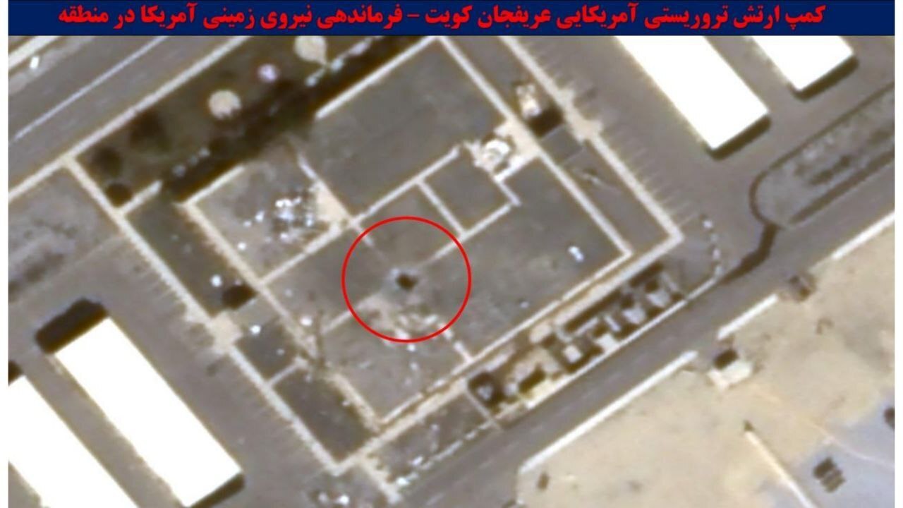 انتشار تصاویر ماهواره‌ای قبل و بعد از اهداف منهدم شده دشمن آمریکایی - صهیونیستی در عملیات وعده صادق‏۴