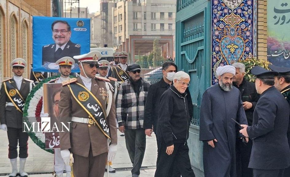 پیکر دریاسالار شهید علی شمخانی در جوار امامزاده صالح (ع) آرام می‌گیرد