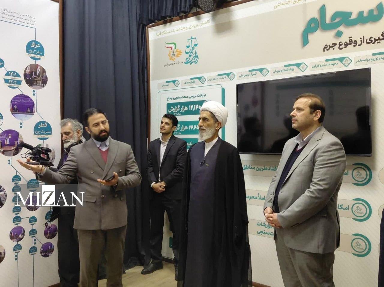 رئیس مرکز توسعه حل اختلاف قوه قضاییه از نمایشگاه روایت تحول بازدید کرد/ حجتالاسلام والمسلمین صادقی: نمایش دستاوردهای قضایی باید دائمی شود/ تحولات صورت گرفته نیازمند ارائه در مقیاس وسیعتری است رئیس مرکز توسعه حل اختلاف قوه قضاییه از نمایشگاه روایت تحول بازدید کرد/ حجتالاسلام والمسلمین صادقی: نمایش دستاوردهای قضایی باید دائمی شود/ تحولات صورت گرفته نیازمند ارائه در مقیاس وسیعتری است