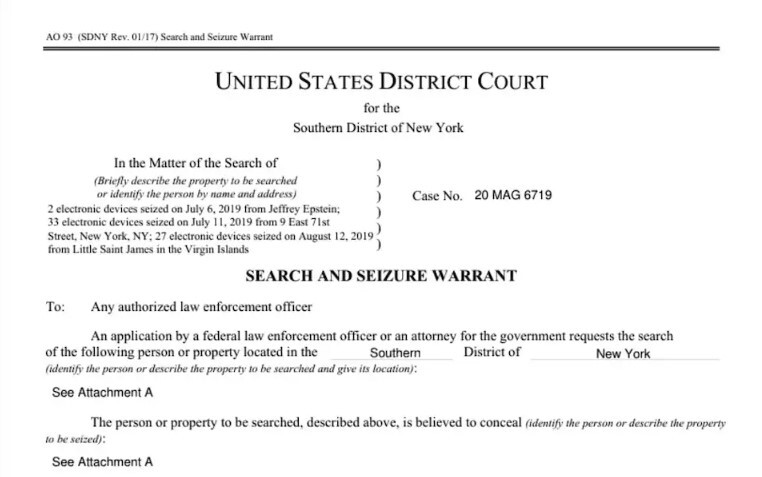 انبار‌های مخفی اسناد اپستین