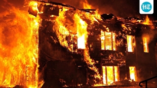 حریق گسترده در هتلی در «ویسکانسینِ» آمریکا