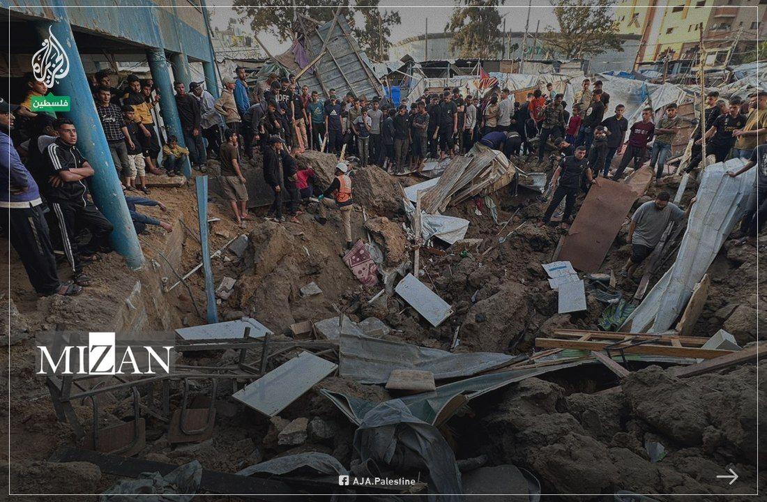 جزئیات جنایت رژیم صهیونیستی در البریج؛ ۲ حمله به مدرسه محل اسکان آوارگان