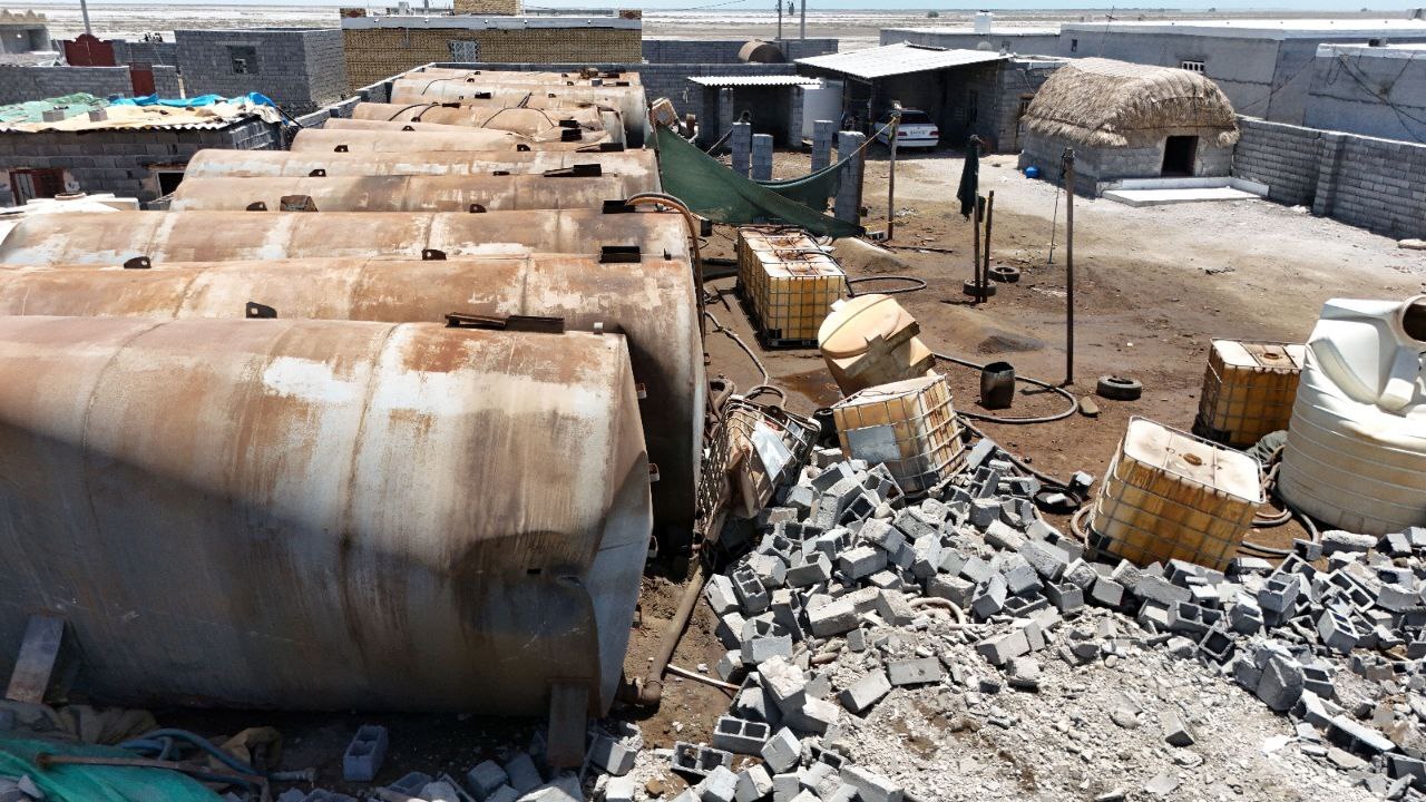 اجرای عملیات پاکسازی زیرساخت‌های قاچاق سوخت در بندرکلاهی/بیش از ۴ هزار مخزن با گنجایش  ۲۱ میلیون لیتر سوخت قاچاق شناسایی و کشف شد