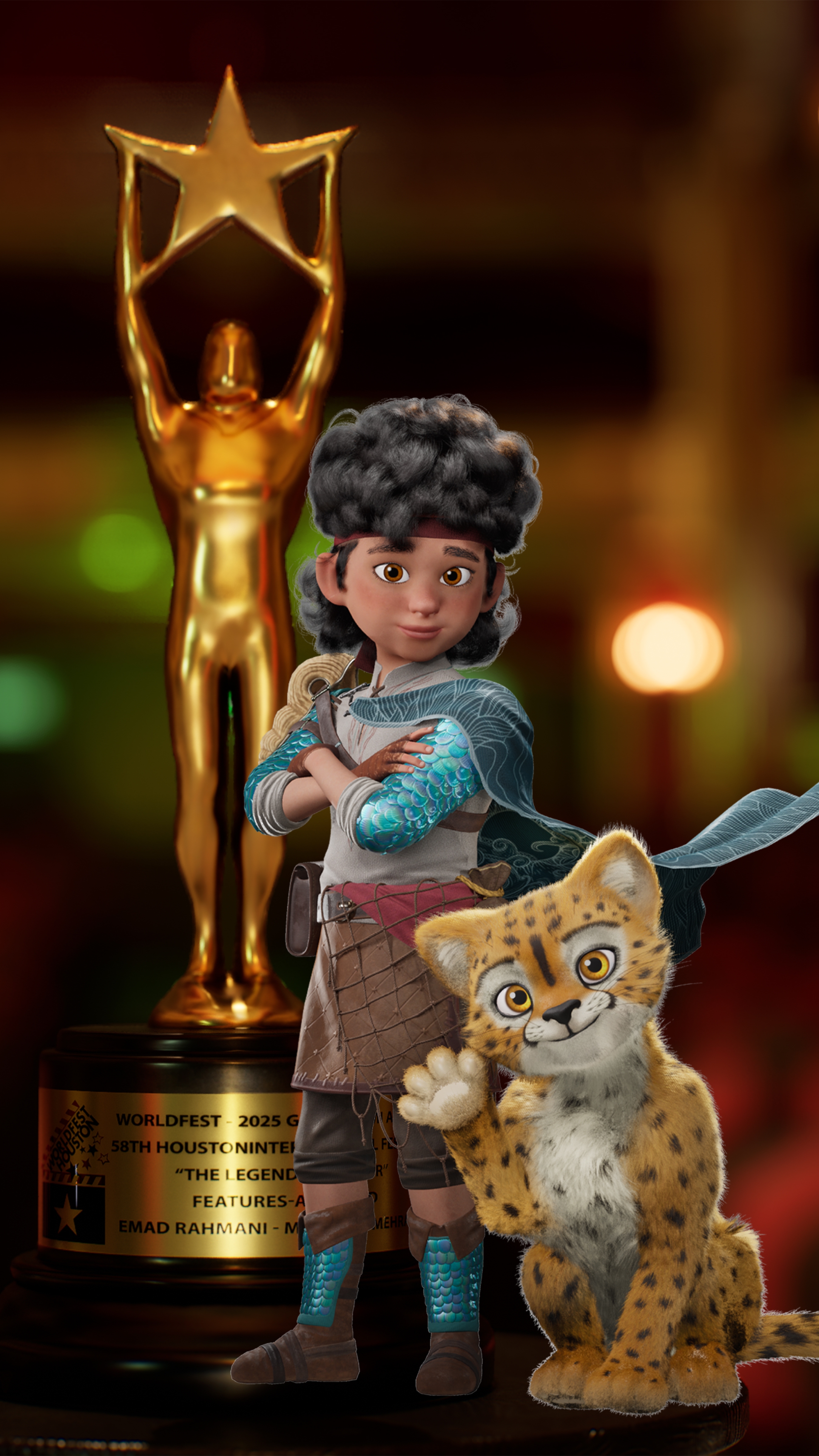 درخشش انیمیشن ایرانی در آمریکا/ «افسانه سپهر» برنده جایزه طلایی رِمی شد