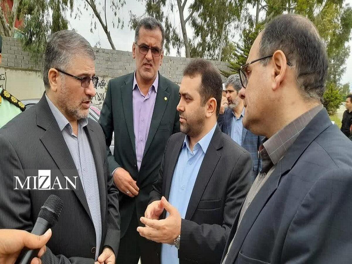 رئیس سازمان پزشکی قانونی کشور از پزشکی قانونی، اداره ثبت و شهرک صنعتی جویبار بازدید کرد