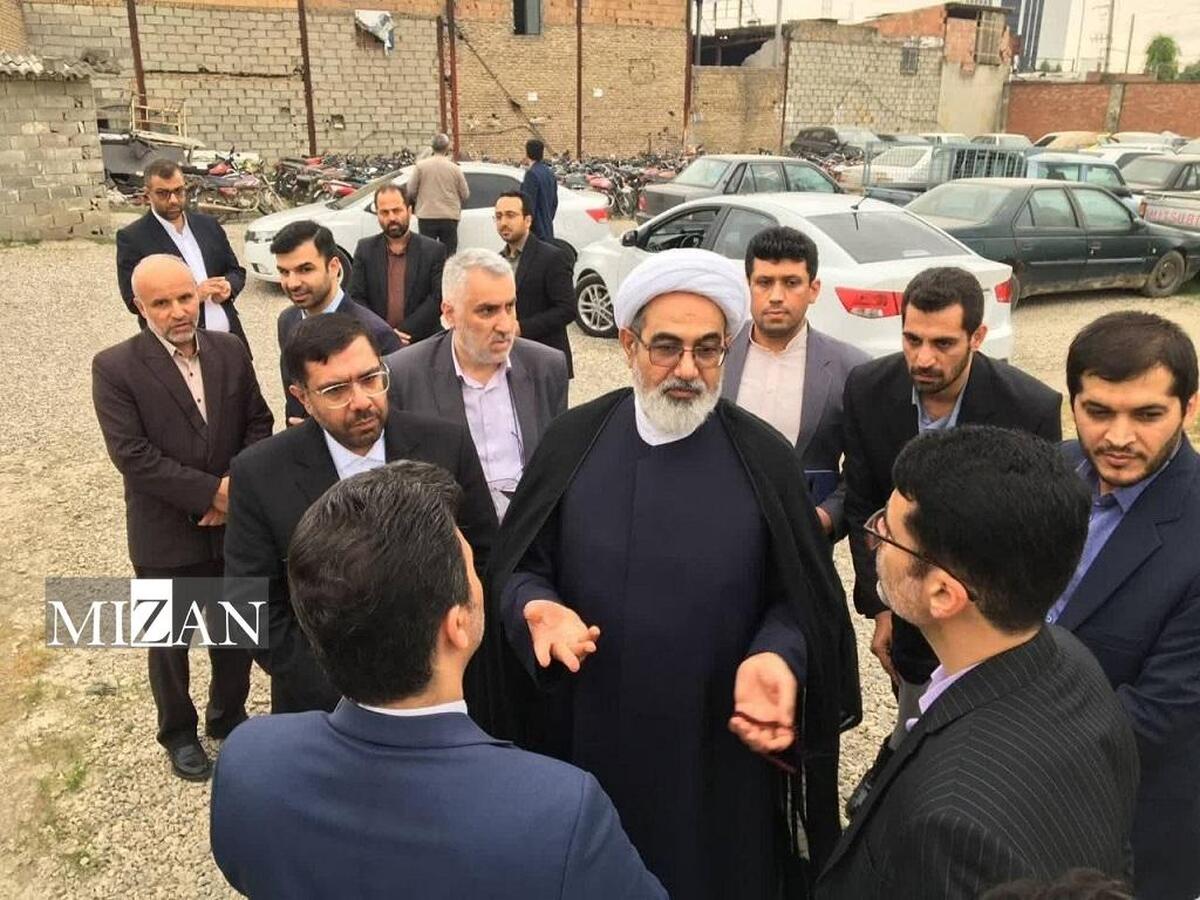 رئیس سازمان قضایی نیرو‌های مسلح از پارکینگ خودرو اسرم بازدید کرد