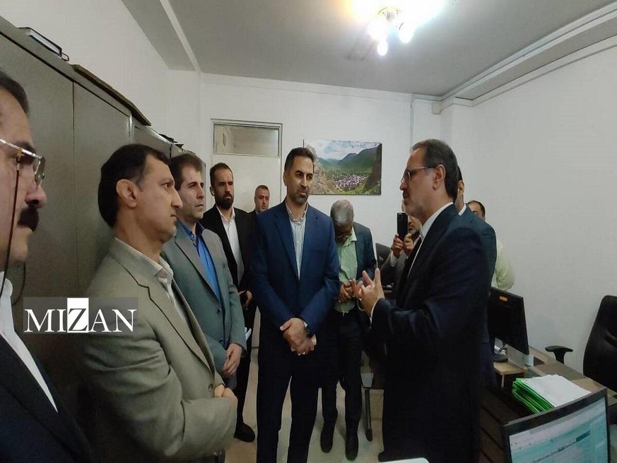 رئیس سازمان بازرسی از شعب دادگستری چالوس بازدید کرد