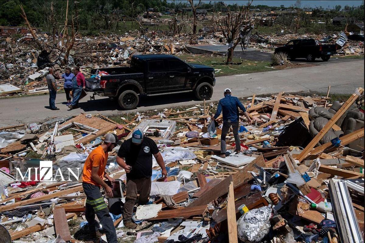 افزایش شمار تلفات طوفان در آمریکا به ۲۷ نفر