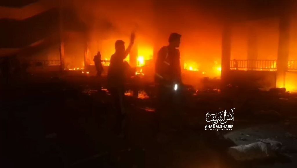 رژیم صهیونیستی مدرسه اسکان آوارگان فلسطینی را بمباران کرد