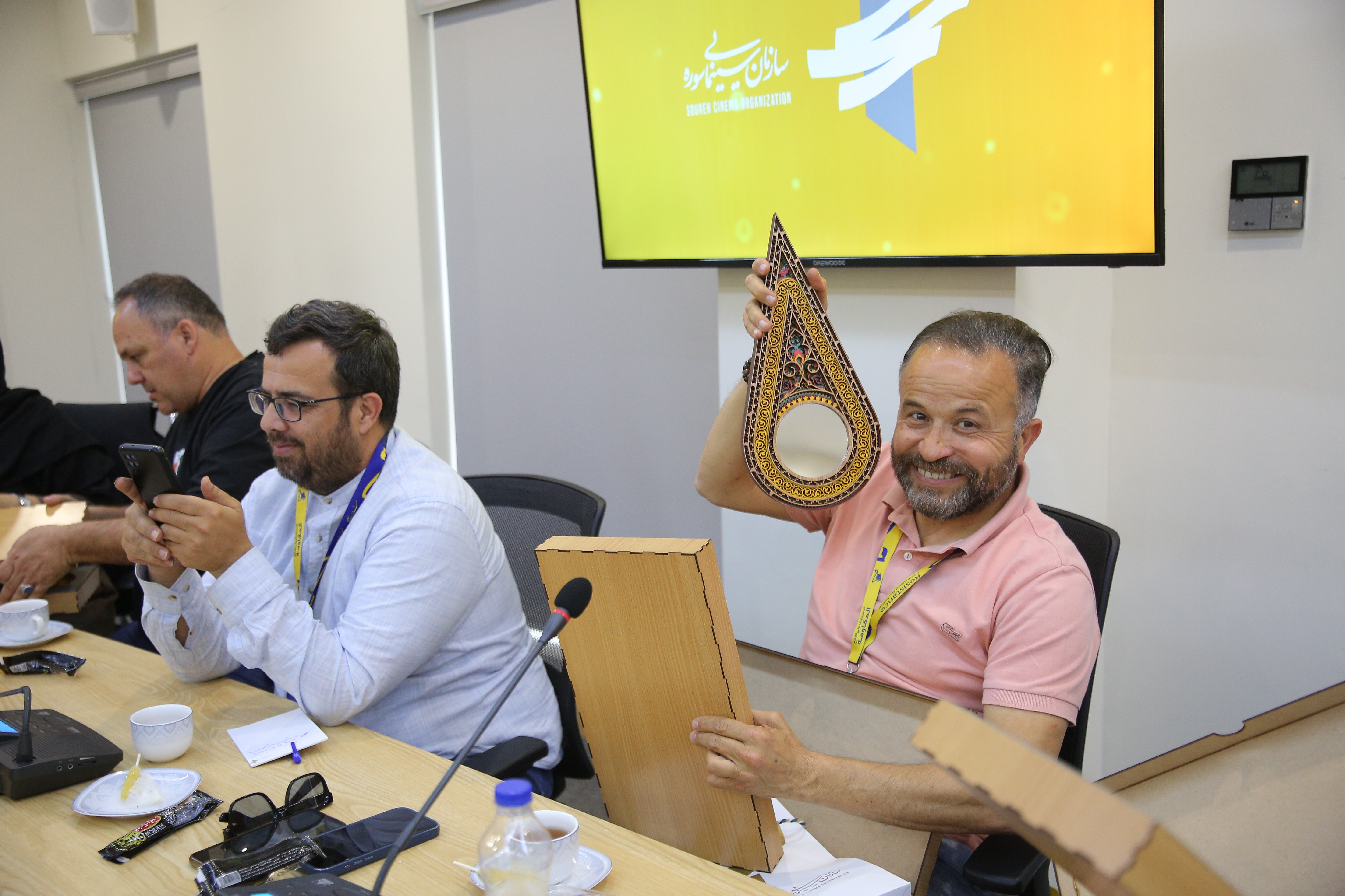 بازدید مهمان بین‌المللی جشنواره «مقاومت» از سازمان سینمایی سوره