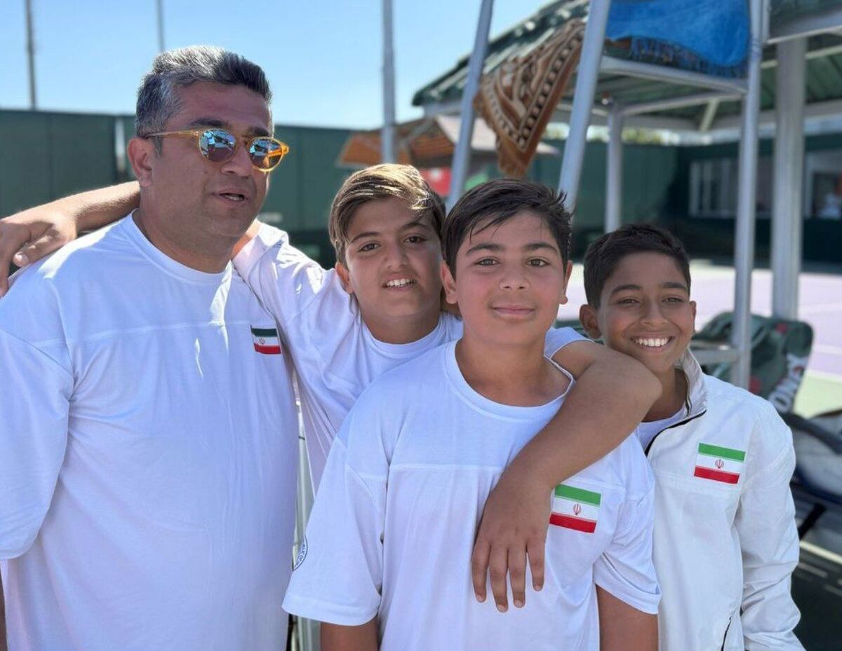 تنیس کمتر از ۱۲ سال غرب آسیا| پسران ایران قهرمان شدند