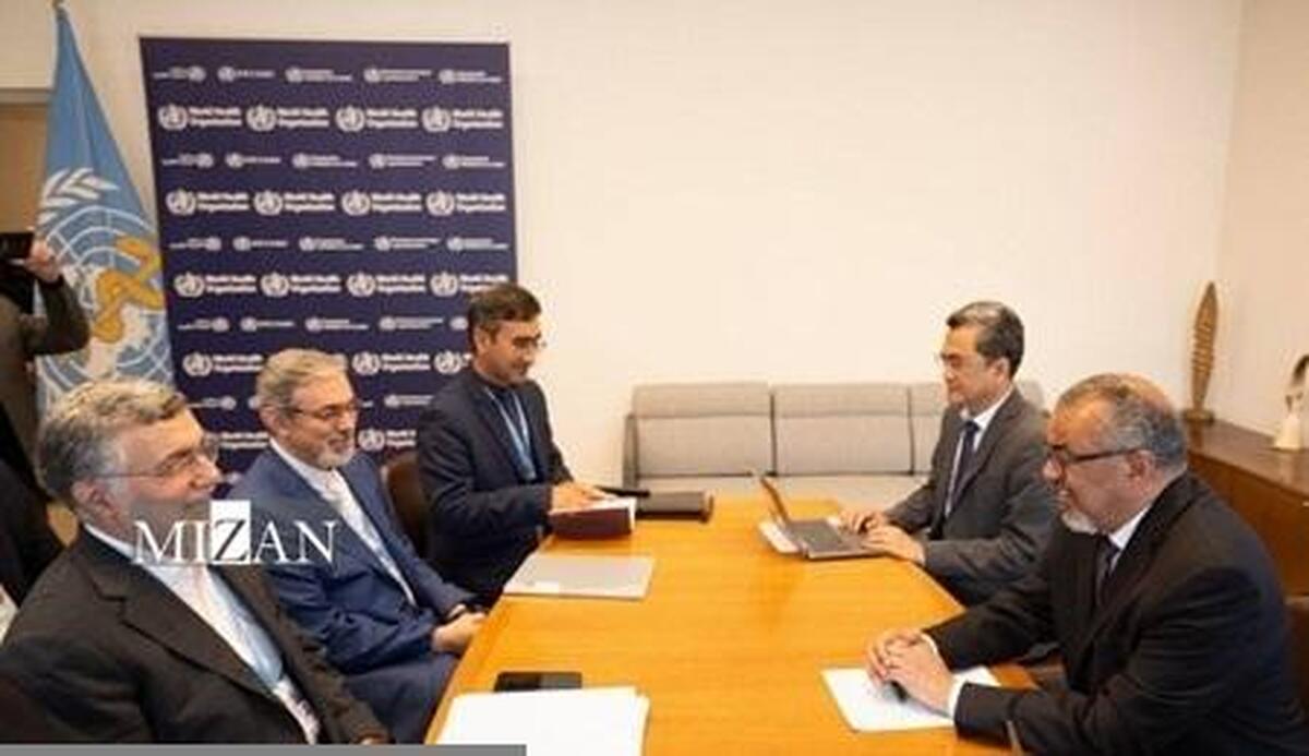 ملاقات وزیر بهداشت و هیئت همراه با دبیر کل سازمان جهانی بهداشت