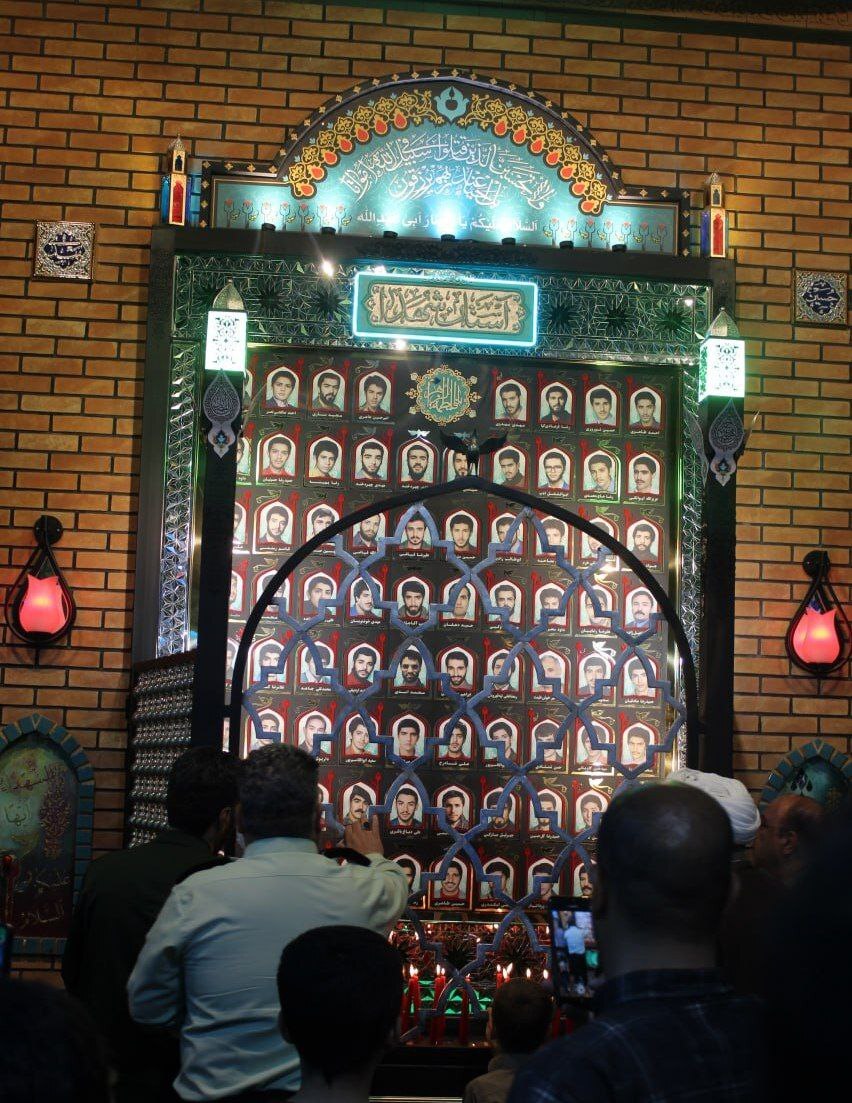 سازه «آستان شهدا» یادبود شهدای نازی‌آباد رونمایی شد