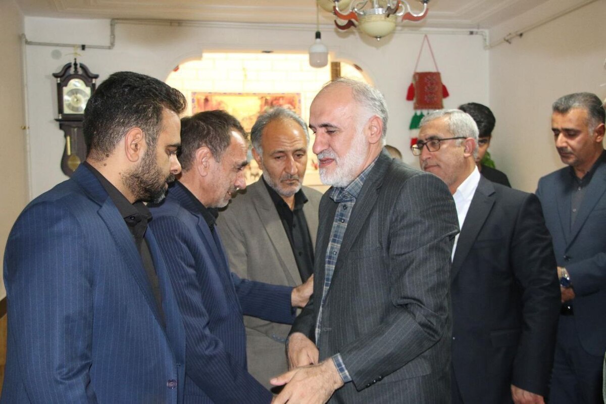 مدیر کل امور ایثارگران قوه قضاییه با خانواده شهید احسان باقری دیدار کرد