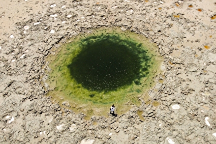 گودال عجیب دریاچه ارومیه‎