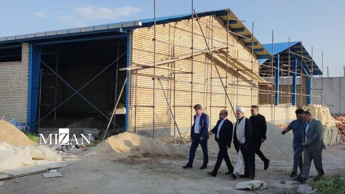 رئیس‌کل دادگستری اردبیل از سوله‌های اشتغال در حال احداث زندان مرکزی بازدید کرد