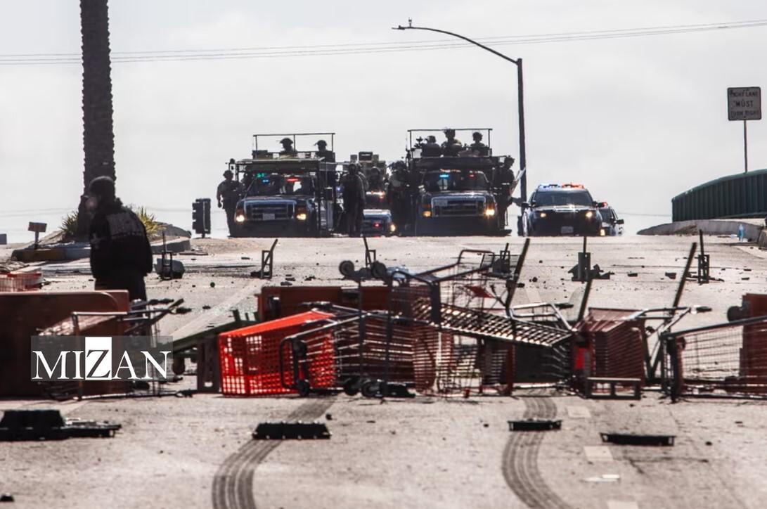 چهره جنگی لس‌آنجلس؛ خشونت پلیس آمریکا علیه معترضان به سیاست‌های ضدمهاجرتی