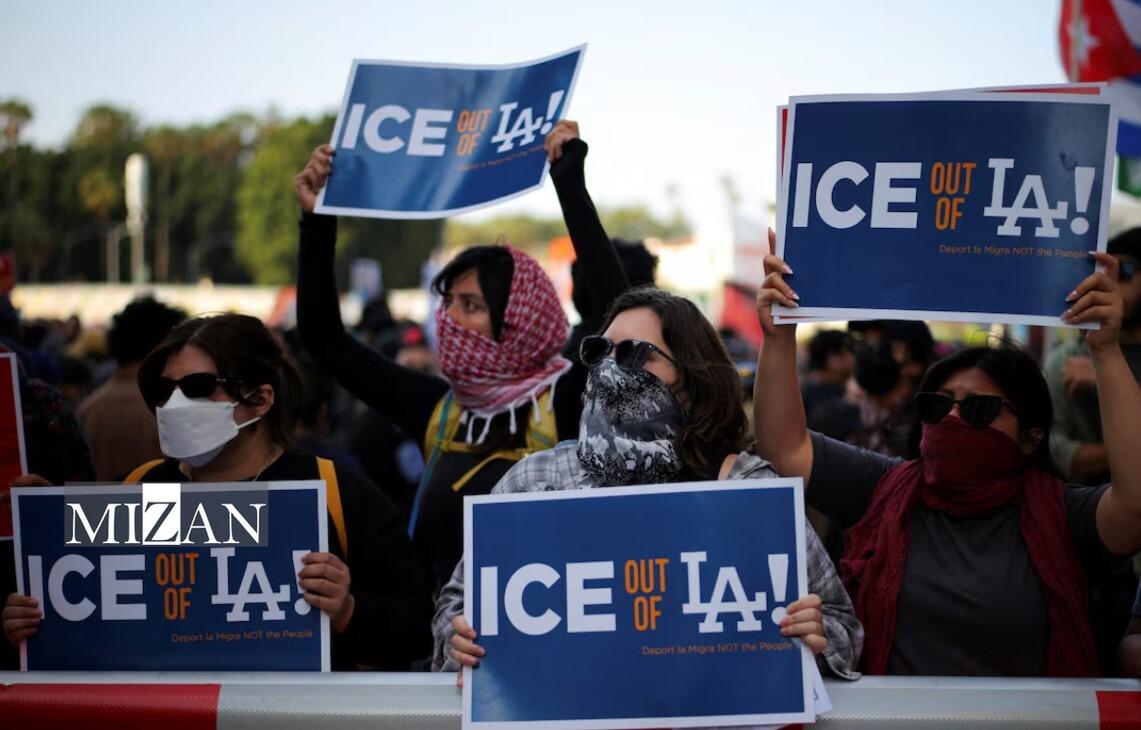 چهره جنگی لس‌آنجلس؛ خشونت پلیس آمریکا علیه معترضان به سیاست‌های ضدمهاجرتی