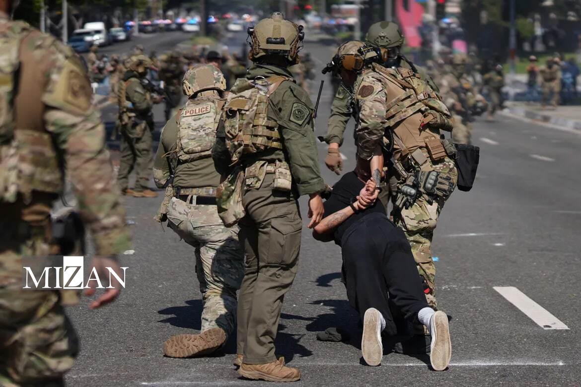 حمله‌های نظامی علیه مهاجران در لس‌آنجلس؛ اعتراض‌های گسترده و سرکوب خشونت‌آمیز