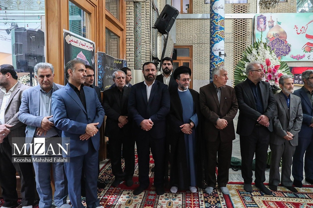 برگزاری مراسم بزرگداشت شهید احسان باقری در مسجد ارک تهران