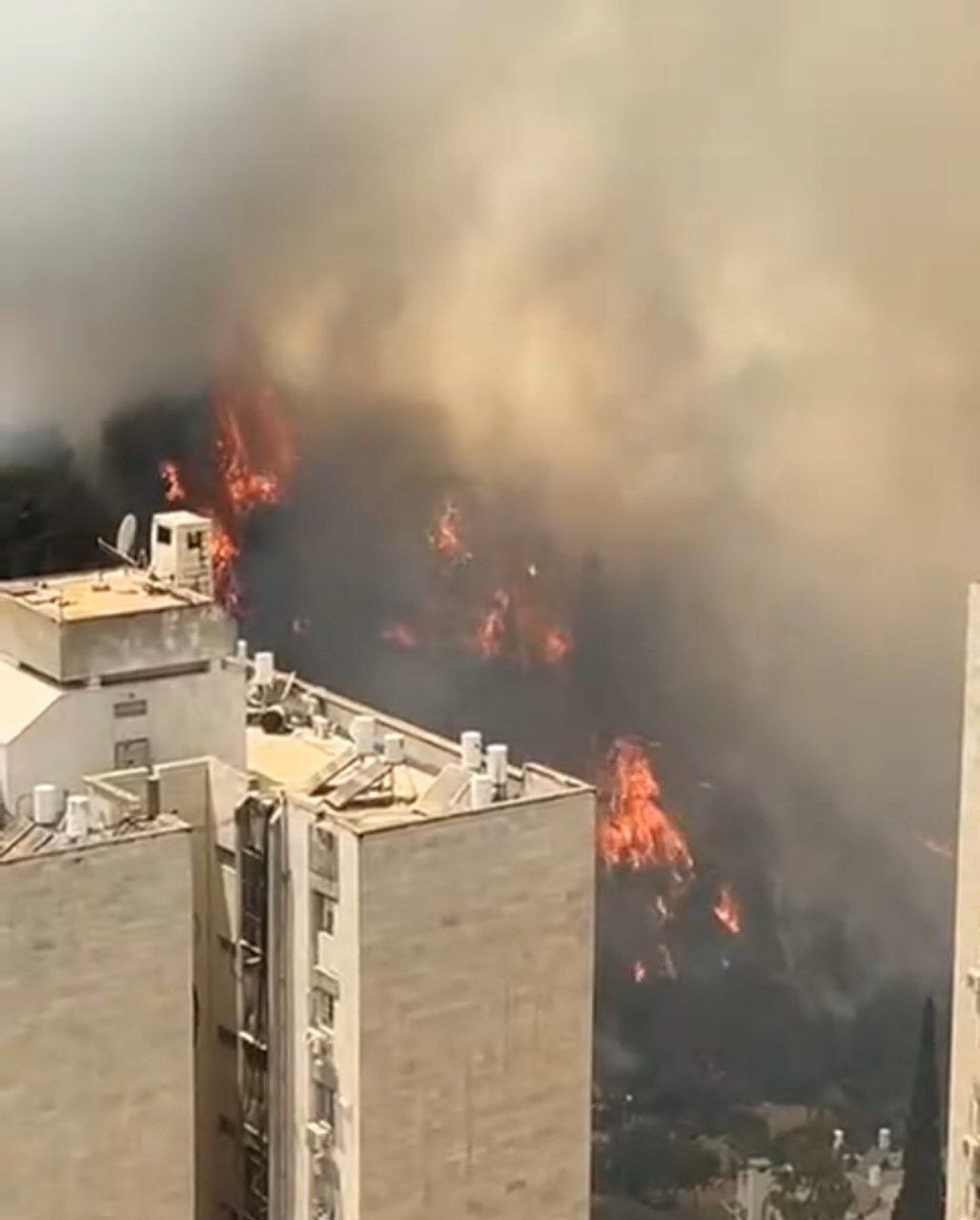 آتش‌سوزی در جنوب قدس اشغالی؛ چند ساختمان تخلیه شدند