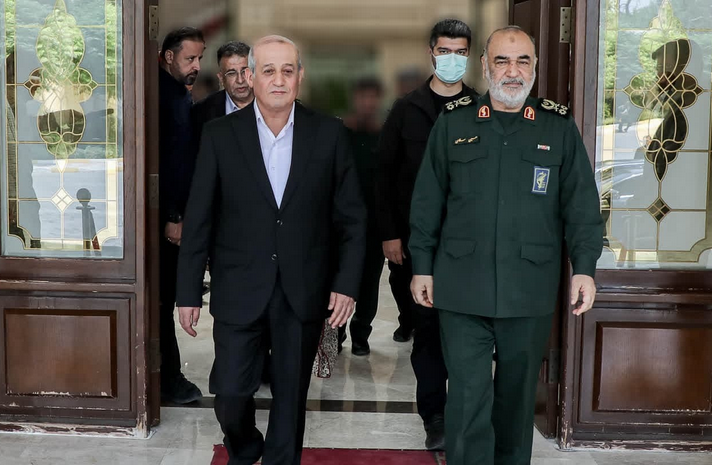 دیدار جمیل مزهر با فرمانده کل سپاه