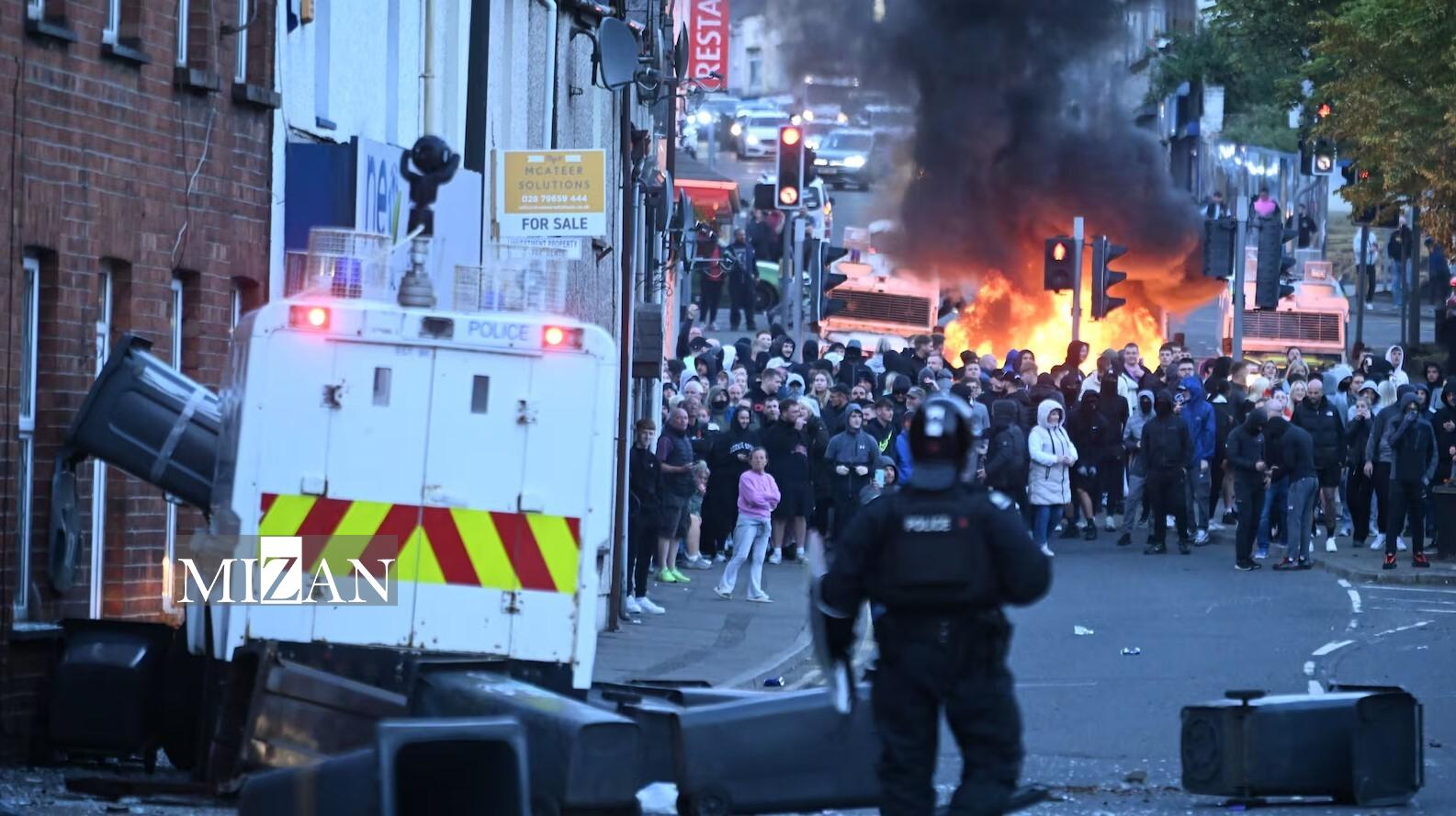 ایرلند در آتش ناآرامی‌های نژادپرستانه 