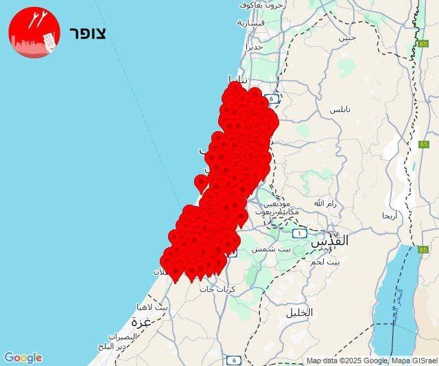 موج جدید حملات موشکی ایران به سرزمینهای اشغالی/ به صدا درآمدن آژیر خطر در سراسر سرزمینهای اشغالی/ پالایشگاه حیفا تعطیل شد/ پخش شبکه تلویزیونی رژیم صهیونیستی قطع شد موج جدید حملات موشکی ایران به سرزمینهای اشغالی/ به صدا درآمدن آژیر خطر در سراسر سرزمینهای اشغالی/ پالایشگاه حیفا تعطیل شد/ پخش شبکه تلویزیونی رژیم صهیونیستی قطع شد