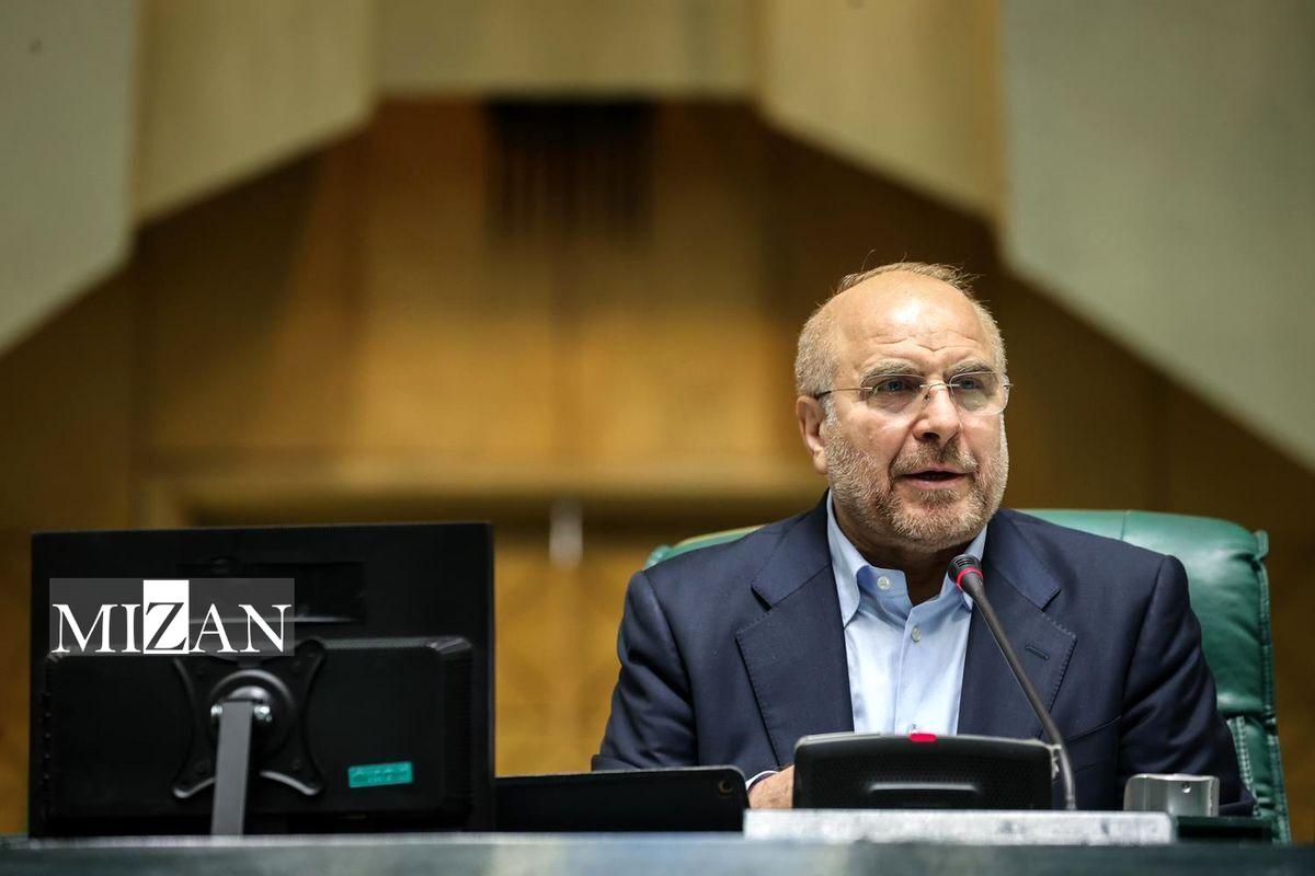 رئیس مجلس: مسئولان باید همانند فرماندهان دوران دفاع مقدس برای حل مشکلات به سنت‌های الهی و قدرت مردم تکیه کنند/ ضرورت رسیدگی فوری به مشکلات کامیون‌داران