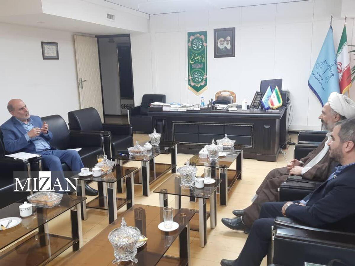 رئیس کل دادگستری استان زنجان با معاون منابع انسانی و امور فرهنگی قوه قضاییه دیدار کرد