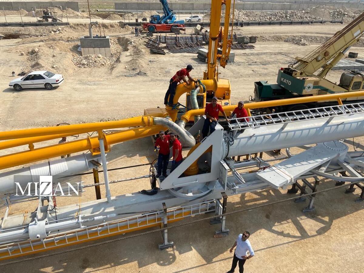 بازوی بارگیری کرایوژنیک ساخت داخل عملیاتی شد