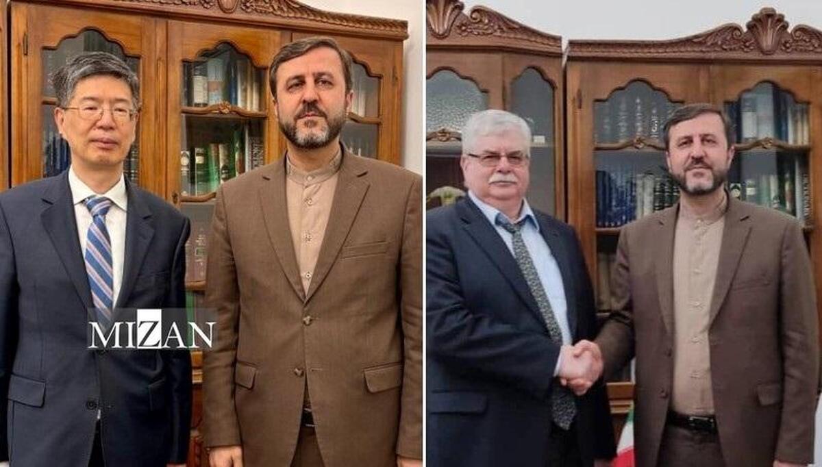 گفت‎وگوی غریب‎آبادی با سفیران روسیه و چین درباره مذاکرات رم