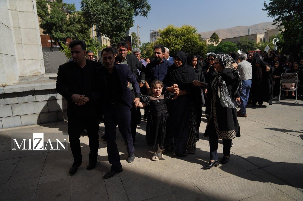 اشک‌های دختر۴ ساله شهید باقری برای پدر 