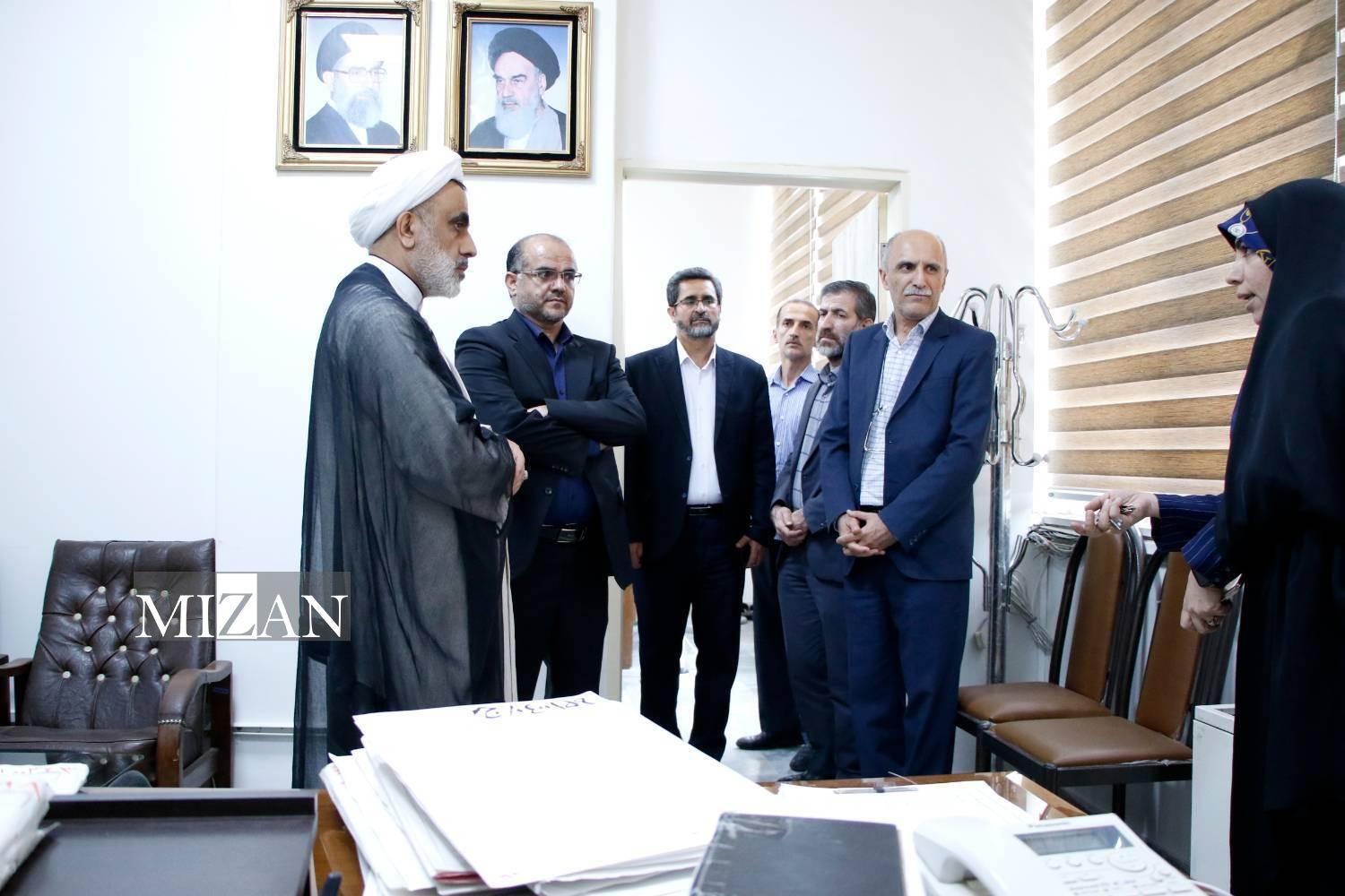 رئیس دادگاه عالی انتظامی قضات از ستاد محاکم تهران و مجتمع قضایی کارکنان دولت بازدید کرد