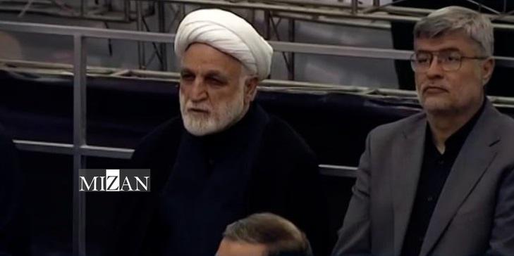 مراسم گرامیداشت شهدای اقتدار ایران اسلامی و شهدای جنایت صهیونیست‌ها در زندان اوین با حضور سران قوا برگزار شد