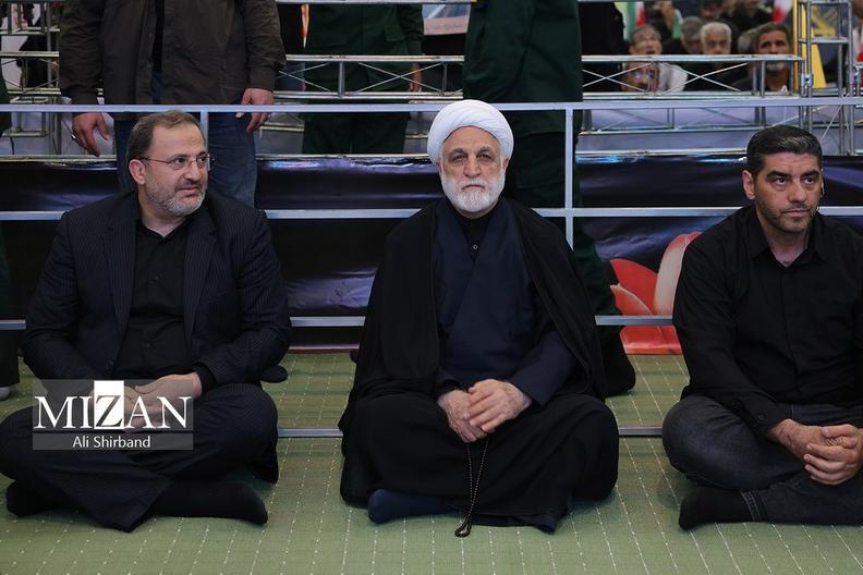 حضور رئیس قوه قضاییه در مراسم گرامیداشت شهدای اقتدار و شهدای حمله رژیم صهیونیستی به اوین حضور رئیس قوه قضاییه در مراسم تشییع «شهدای اقتدار»/ فراهم شدن امکان حضور ارباب رجوع و اصحاب پرونده در شعب دیوانعالی کشور