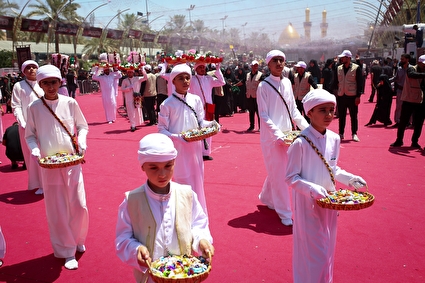 دسته‌های عزاداری روز هشتم ماه محرم در کربلای معلی