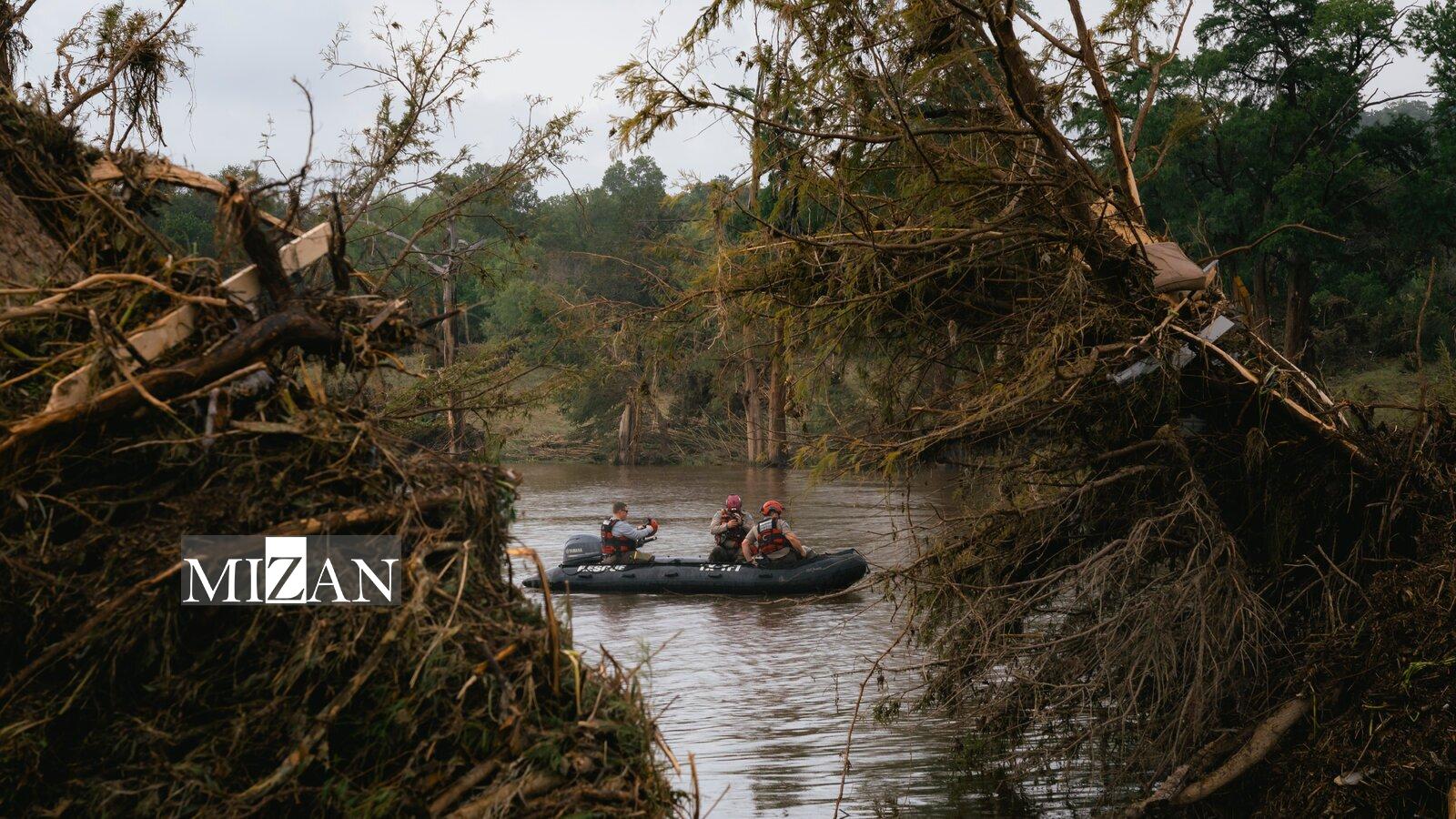 شمار تلفات سیل در تگزاس آمریکا به ۸۲ نفر رسید