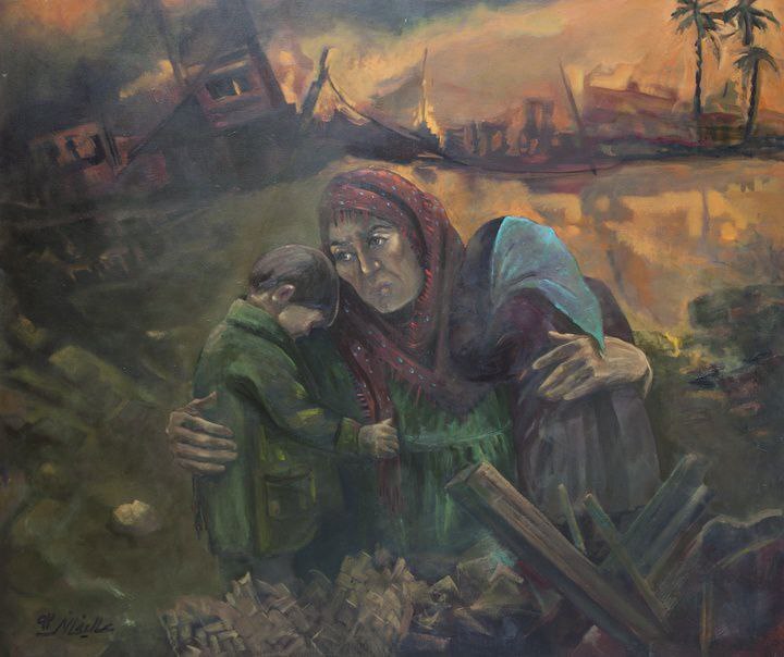 بانوی نقاش شهیدی که چراغ راهی شد