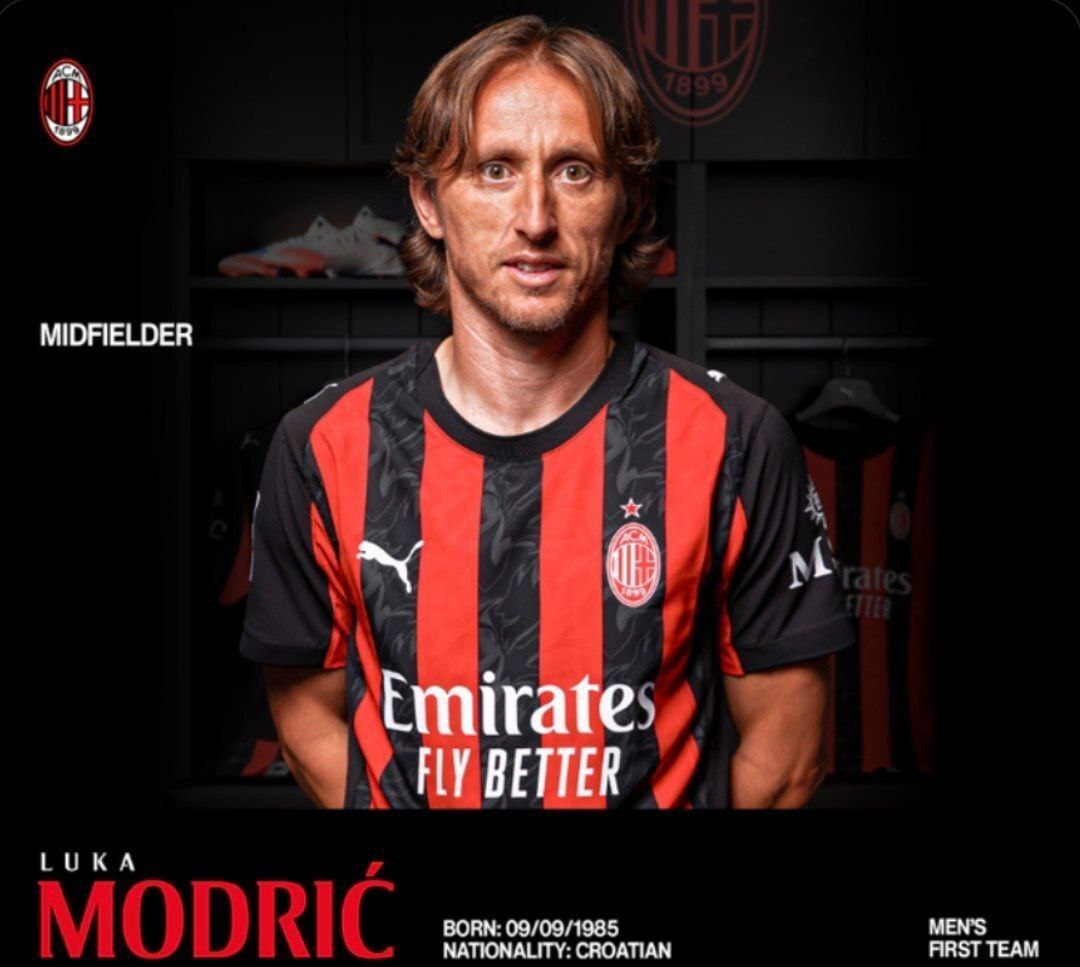 لوکا مودریچ رسماً به میلان پیوست