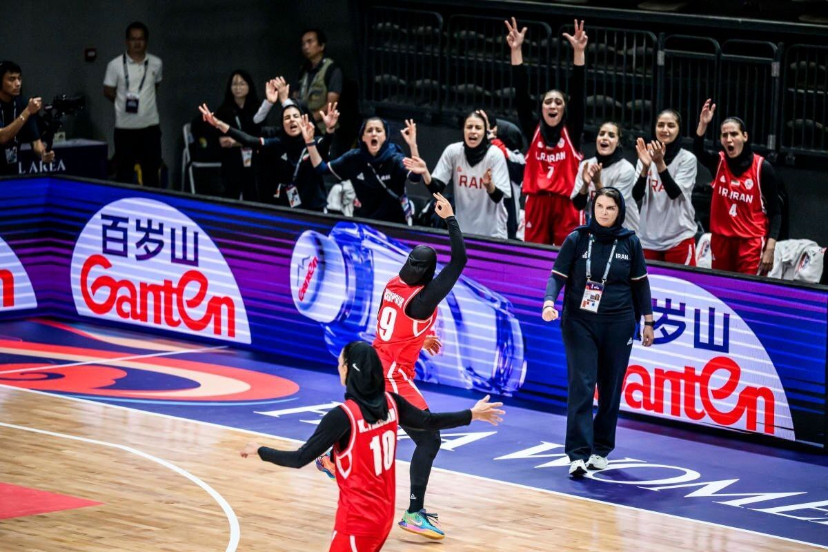 دومین پیروزی تیم ملی بسکتبال زنان ایران در کاپ آسیا مقابل مغولستان