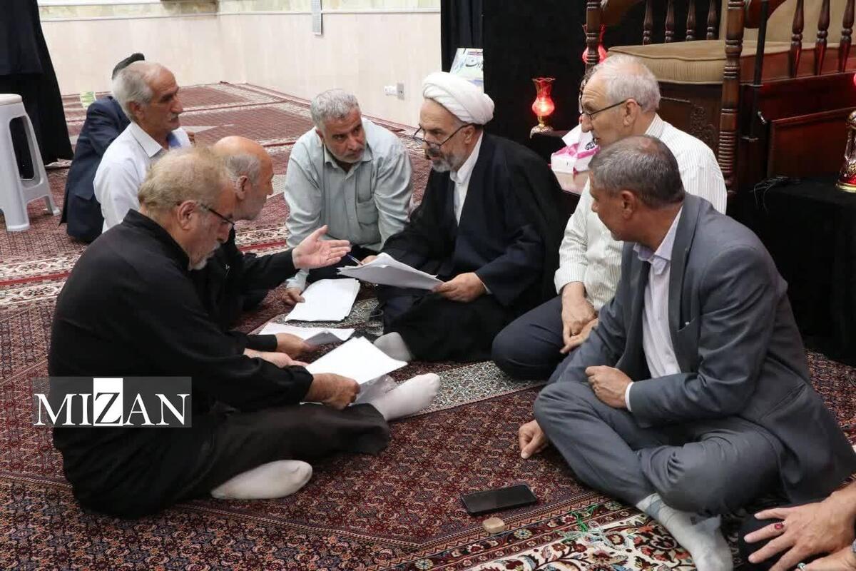  رئیس کل دادگستری استان زنجان به درخواست مراجعان در مسجد امام حسین (ع) سعدی شمالی زنجان رسیدگی کرد