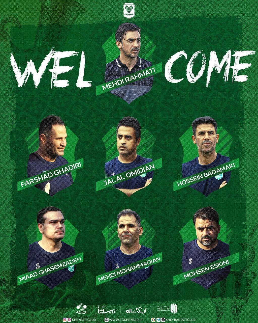 کادرفنی خیبر خرمآباد با حضور عضو سابق پرسپولیس معرفی شد کادرفنی خیبر خرمآباد با حضور عضو سابق پرسپولیس معرفی شد